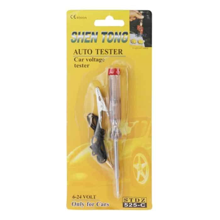 Reparaturwerkzeuge für die automatische Erkennung Krokodilklemme Autospannung DC 6-24 Volt Circuit Tester Pen – Bild 5