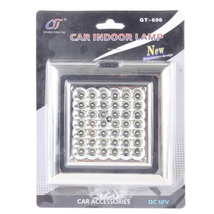 High Power Car Indoor 42 LED 3 Abschnitte Schalter Lampe Licht, DC 12V （Weißes Licht) – Bild 4