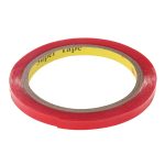 Universelles transparentes doppelseitiges Klebeband, Breite: 0,8 cm, Länge: 2 m – Bild 2