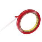 Universelles transparentes doppelseitiges Klebeband, Breite: 1 cm, Länge: 2 m – Bild 3