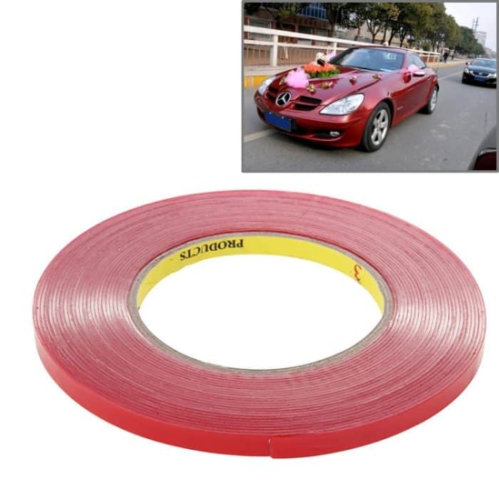 S-CMS-0447.jpg Universelles transparentes doppelseitiges Klebeband, Breite: 0,8 cm, Länge: 10 m – Bild 1