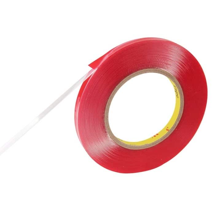 Universelles transparentes doppelseitiges Klebeband, Breite: 1 cm, Länge: 10 m – Bild 3