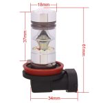 H11 850LM 100W LED Nebelscheinwerfer / Tagfahrlicht / Scheinwerferlampe, DC 12-24V (Cool White) – Bild 5