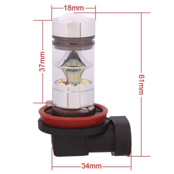 H11 850LM 100W LED Nebelscheinwerfer / Tagfahrlicht / Scheinwerferlampe, DC 12-24V (Cool White) – Bild 5