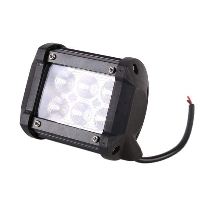 18W 6 LED Weißlicht-Flutlicht-Techniklampe / Wasserdichtes IP67-SUV-Licht, DC 10-30V, 6 LED Floodlight – Bild 2
