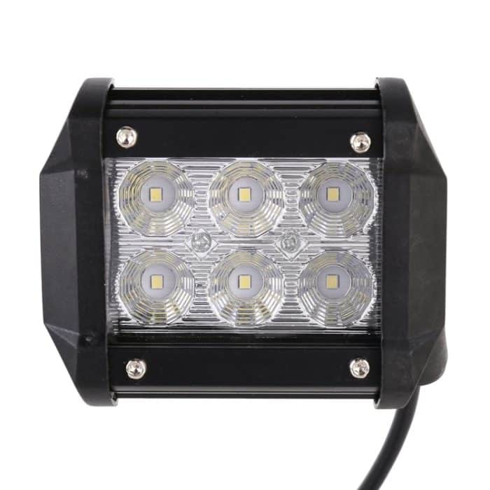 18W 6 LED Weißlicht-Flutlicht-Techniklampe / Wasserdichtes IP67-SUV-Licht, DC 10-30V, 6 LED Floodlight – Bild 3