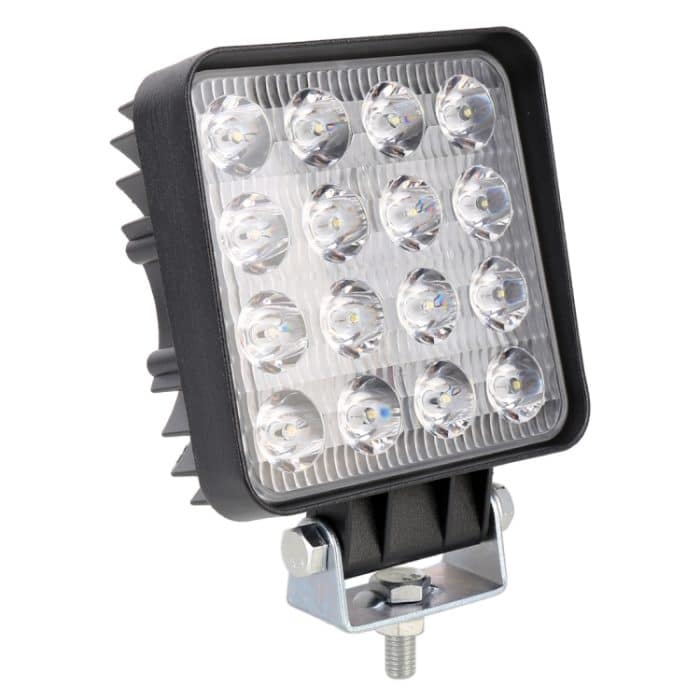 48 W Bridgelux 4000 lm 16 LED Weißlicht-Kondensator-Techniklampe / wasserdichte IP67-SUV-Leuchte, DC 10–30 V, Condenser – Bild 2