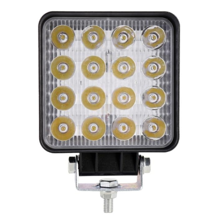 48 W Bridgelux 4000 lm 16 LED Weißlicht-Kondensator-Techniklampe / wasserdichte IP67-SUV-Leuchte, DC 10–30 V, Condenser – Bild 3