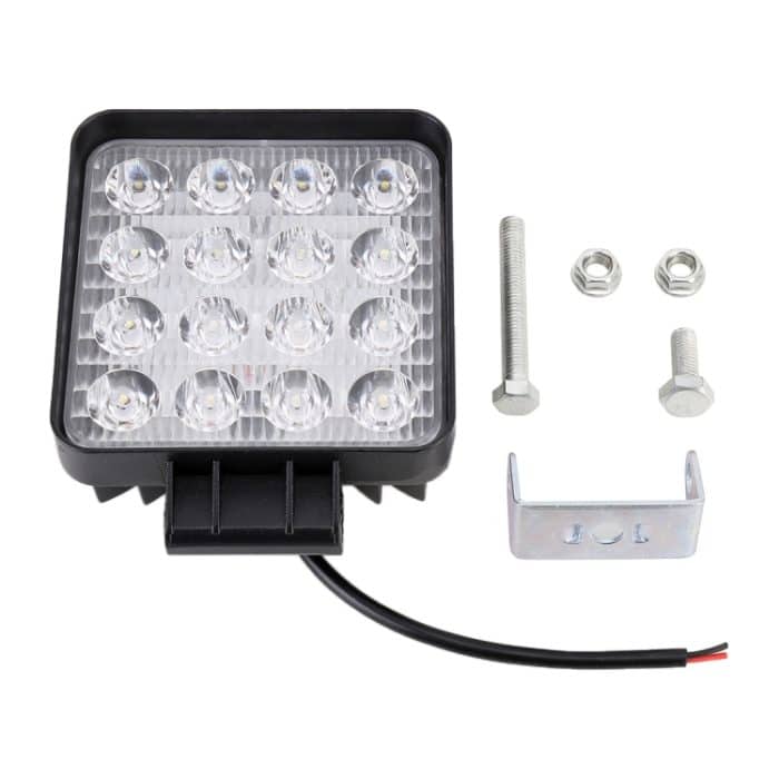 48 W Bridgelux 4000 lm 16 LED Weißlicht-Kondensator-Techniklampe / wasserdichte IP67-SUV-Leuchte, DC 10–30 V, Condenser – Bild 7