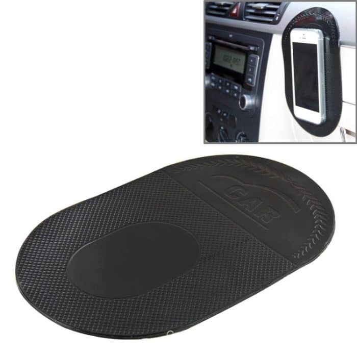 S-CMS-0528B.jpg Auto-Anti-Rutsch-Klebematte für Mobiltelefone / MP3 / MP4, Größe: 18,2 x 12 x 0,2 cm, Anti-Slip Sticky Mat(Black), Anti-Slip Sticky Mat(Transparent) – Bild 1