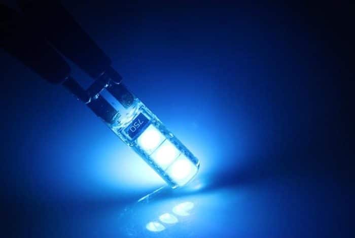 2 Stück T10 2 W 120–140 lm 6 LED Eisblau 5050 LED-Bremslicht für Fahrzeuge, DC12 V, 6 5050 LEDs, 6 LED 5050 LEDs, 6  5050 LEDs – Bild 4