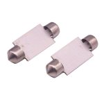 2 Stück 39 mm 1,5 W 80 lm weißes Licht 1 COB LED-Kennzeichen-Leselampen Auto-Glühbirne, 39mm – Bild 3