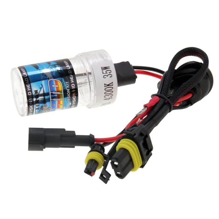 DC12V 35W H1 HID Xenonlicht Einstrahl Super Vision Wasserdichte Scheinwerfer, Farbtemperatur: 4300K, 2er Pack – Bild 3