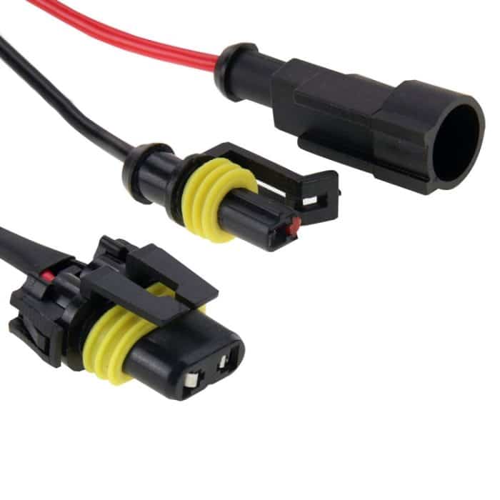 DC12V 35W H3 HID Xenonlicht Einstrahl Super Vision Wasserdichte Scheinwerfer, Farbtemperatur: 6000K, 2er Pack – Bild 6