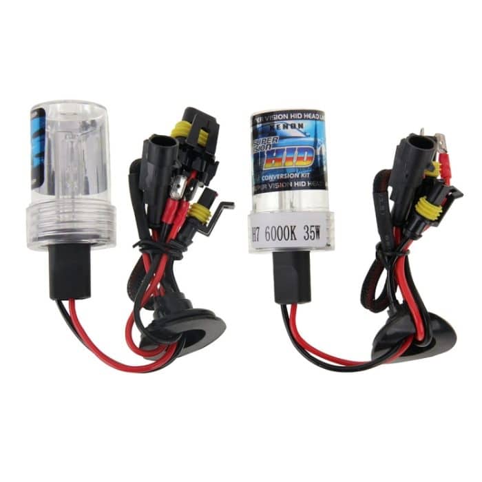 DC12V 35W H7 HID Xenonlicht Einstrahl Super Vision Wasserdichte Scheinwerfer, Farbtemperatur: 6000K, 2er Pack – Bild 2
