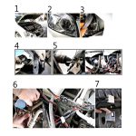 DC12V 35W H7 HID Xenonlicht Einstrahl Super Vision Wasserdichte Scheinwerfer, Farbtemperatur: 6000K, 2er Pack – Bild 8