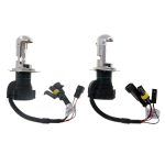 DC12V 35W H4-3 HID Xenonlicht Einstrahl Super Vision Wasserdichte Scheinwerfer mit einem Kabel, Farbtemperatur: 6000K, 2er Pack – Bild 2