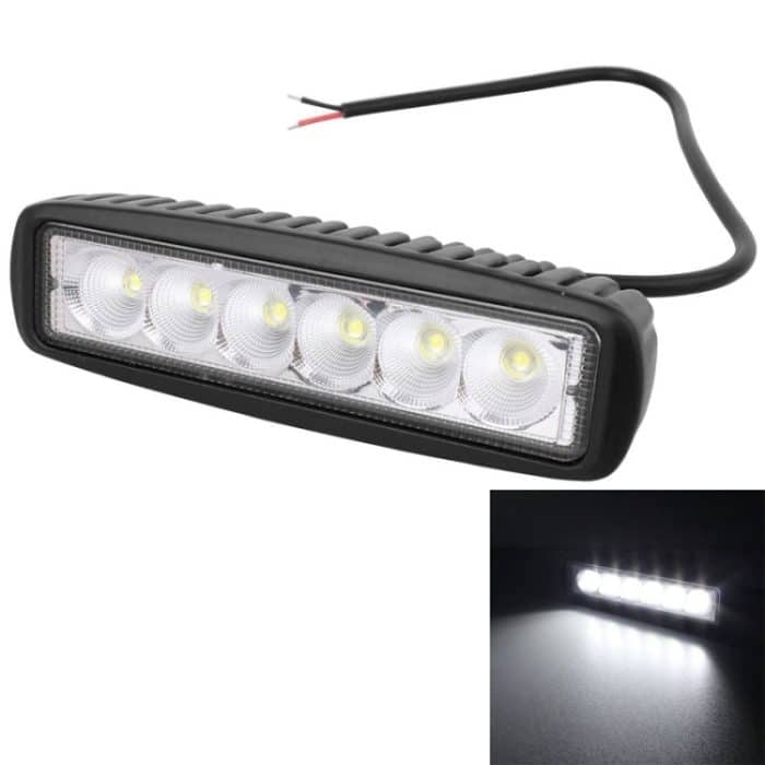18W 1440LM Epistar 6 LED Auto-Arbeitslampe, Balkenleuchte, wasserdicht IP67, DC 10–30 V, DC 10-30V, 1440LM – Bild 1