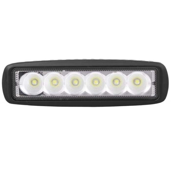 18W 1440LM Epistar 6 LED Auto-Arbeitslampe, Balkenleuchte, wasserdicht IP67, DC 10–30 V, DC 10-30V, 1440LM – Bild 3