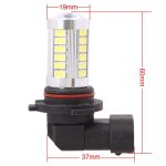 2 PCS 9005 16,5 W 990LM 6500K Weißlicht 5630 SMD 33 LED-Glühlampe für Fahrzeugbremse / -lenkung, DC12V – Bild 4