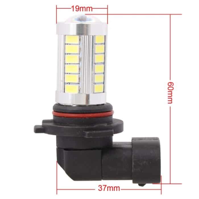 2 PCS 9005 16,5 W 990LM 6500K Weißlicht 5630 SMD 33 LED-Glühlampe für Fahrzeugbremse / -lenkung, DC12V – Bild 4