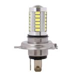 2 PCS H4 16.5W 990LM 6500K Weißlicht 5630 SMD 33 LED Glühlampe für Fahrzeugbremse / Lenkung, DC12V – Bild 3