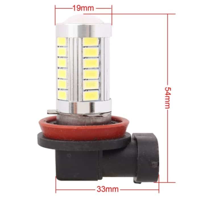 2 PCS H8 / H11 16,5 W 990LM 6500K Weißlicht 5630 SMD 33 LED-Nebelscheinwerfer, DC12V – Bild 4
