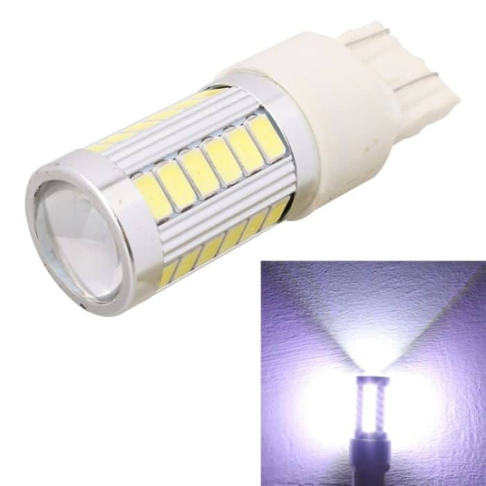 2 PCS T20 / 7443 16,5 W 990LM 6500K Weißlicht 5630 SMD Dual Wire 33 LED-Auto-Brems- / Lenkungslampe, DC12V – Bild 1