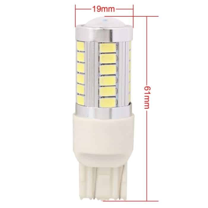 2 PCS T20 / 7443 16,5 W 990LM 6500K Weißlicht 5630 SMD Dual Wire 33 LED-Auto-Brems- / Lenkungslampe, DC12V – Bild 4