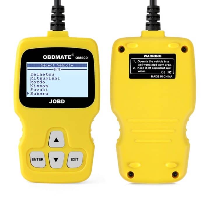 S-CMS-0996.jpg OBDMATE OM500 OBDII / EOBD / JOBD-Codeleser (gelb) – Bild 1