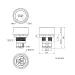 Blaulicht-Push-Start-Zündschalter für den Rennsport, DC 12V, DC 12V(Red) – Bild 5