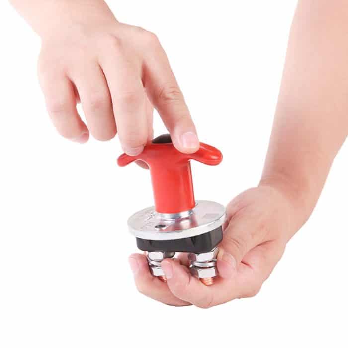 Autobatterie-Hauptschalter, installierter Lochabstand: 48 mm, DC 12 V / 24 V. – Bild 5