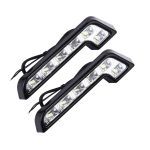 2 PCS Hochleistungsauto Weißlicht 6 SMD 5050 LED Tagfahrlicht für Autos – Bild 2