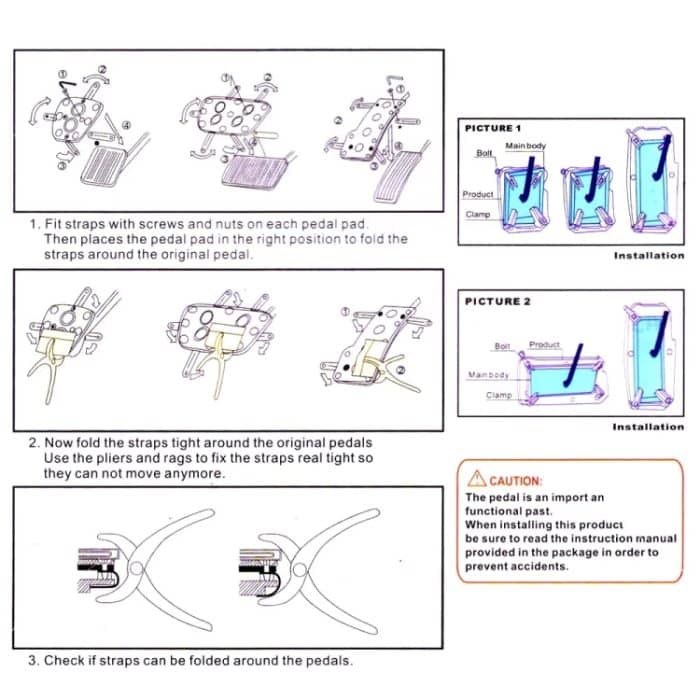Auto Universal Anti-Rutsch-Pedal – Bild 7