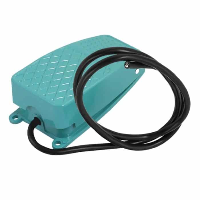 TFS-2 AC 250V 10A Rutschfester Metallgehäuse-Fußschalter, Kabellänge: 90 cm – Bild 2