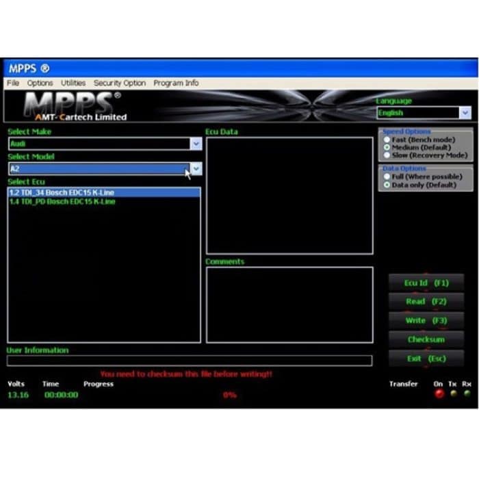 MPPS V16.1.02 ECU Chip Tuning Professionelles Diagnosetool für EDC15 / EDC16 / EDC17 Inkl CHECKSUM Lese- und Schreibspeicher – Bild 10