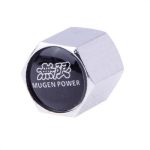 Reifen Ventilkappen 4 Stück mit Schlüssel Keychain (Silber) – Bild 3