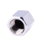 Reifen Ventilkappen 4 Stück mit Schlüssel Keychain (Silber) – Bild 4