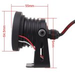 2 PCS 2,5 Zoll 10W 900LM Weiß + Gelb Licht 6500K Wasserdichtes LED Eagle Eye Licht für Fahrzeuge, DC 12V, Kabellänge: 20 cm (Schwarz) – Bild 5