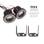 2 PCS 2,5 Zoll 10W 900LM Weiß + Gelb Licht 6500K Wasserdichtes LED Eagle Eye Licht für Fahrzeuge, DC 12V, Kabellänge: 20 cm (Schwarz) – Bild 6