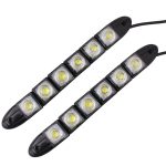 MZ 3W 2 PCS 160LM 6 LED SMD 5050 Flexible Snake LED Auto Tagfahrlicht, DC 12V – Bild 2