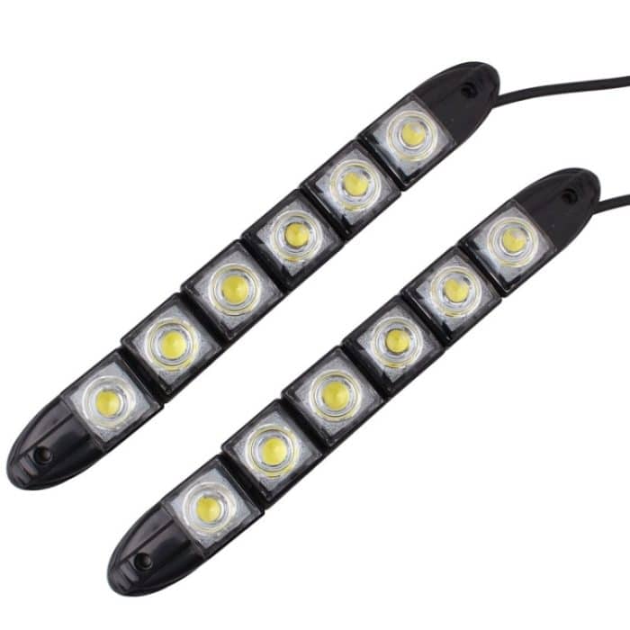 MZ 3W 2 PCS 160LM 6 LED SMD 5050 Flexible Snake LED Auto Tagfahrlicht, DC 12V – Bild 2