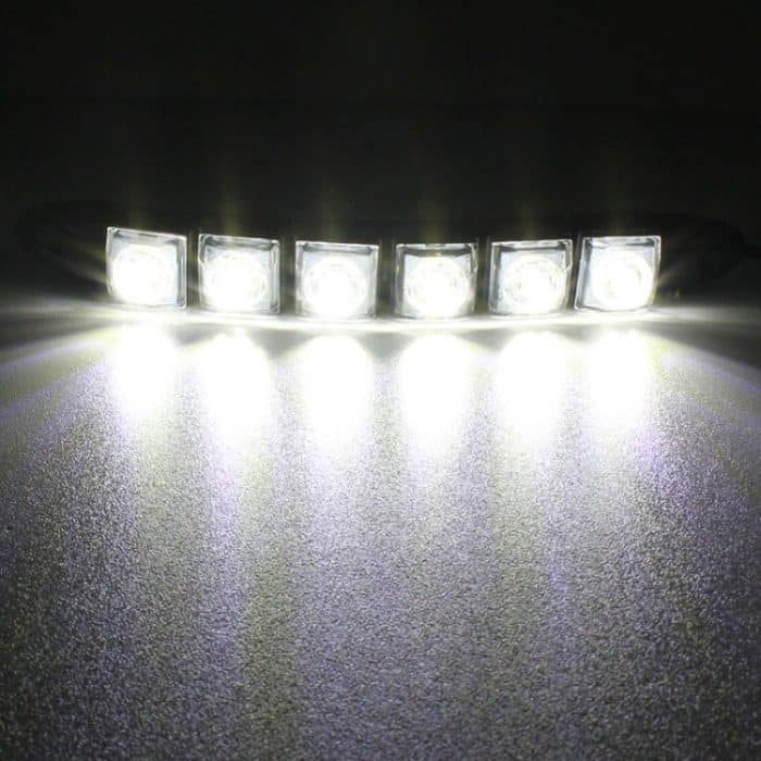 MZ 3W 2 PCS 160LM 6 LED SMD 5050 Flexible Snake LED Auto Tagfahrlicht, DC 12V – Bild 7