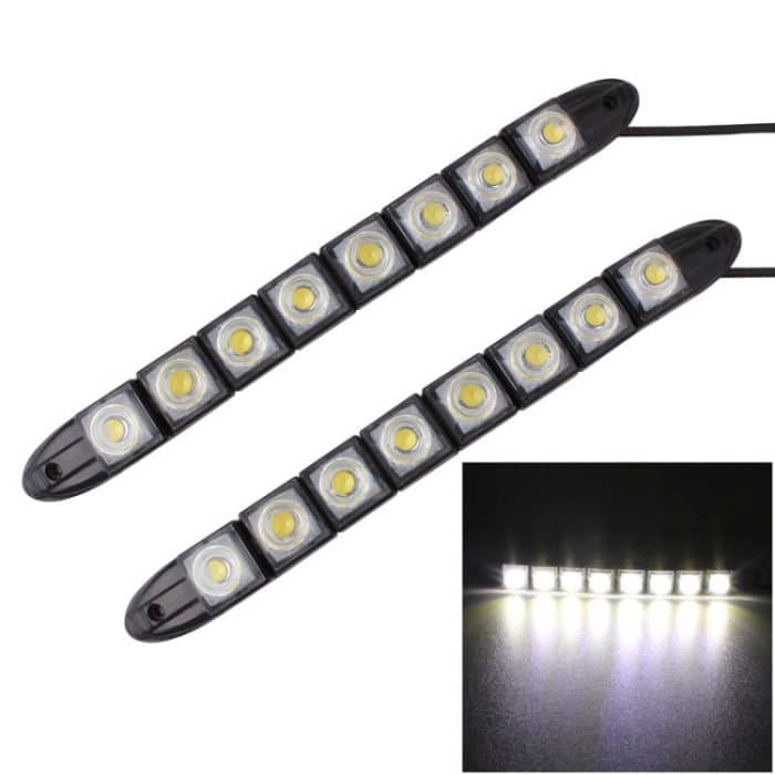 S-CMS-1749.jpg 2 PCS 4W 8 LED SMD 5050 Flexibles Snake LED Auto Tagfahrlicht, DC 12V – Bild 1