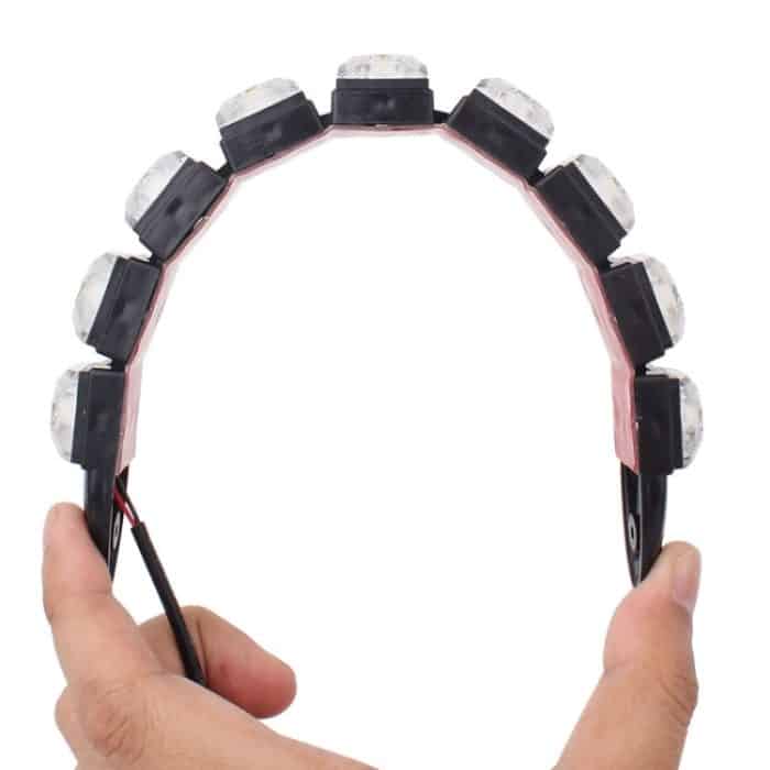 2 PCS 4.5W 9 LED SMD 5050 Flexibles Snake LED Auto Tagfahrlicht, DC 12V – Bild 3