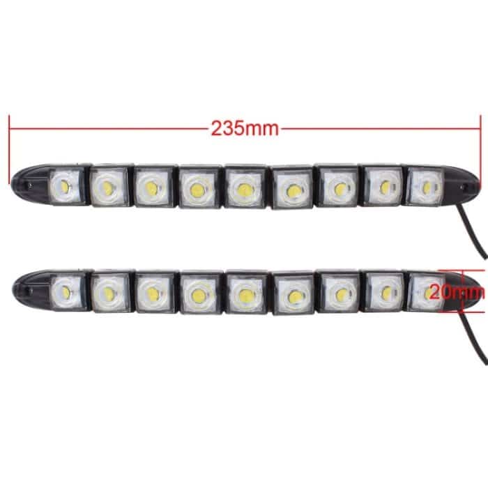 2 PCS 4.5W 9 LED SMD 5050 Flexibles Snake LED Auto Tagfahrlicht, DC 12V – Bild 4