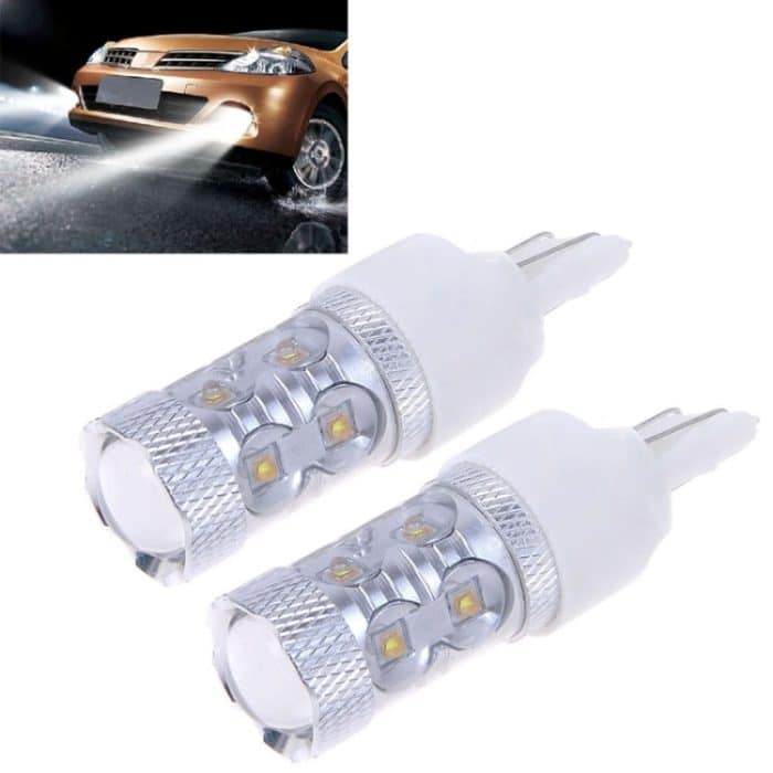 2 PCS 7443 650 Lumen 50 W 10-3535-LEDs 6500K Weißlicht-Bremslicht, DC 12-24V – Bild 1