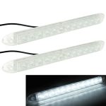 Auto wasserdicht weiß 2 x 12 LED DRL Tagfahrlicht, DC 12V