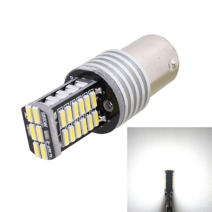 2PCS 1156 / BA15S 6W 30SMD 4014 900LM Weißlicht 6500K LED-Auto-Brems- / Lenklicht dekodieren – Bild 1