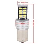 2PCS 1156 / BA15S 6W 30SMD 4014 900LM Weißlicht 6500K LED-Auto-Brems- / Lenklicht dekodieren – Bild 4